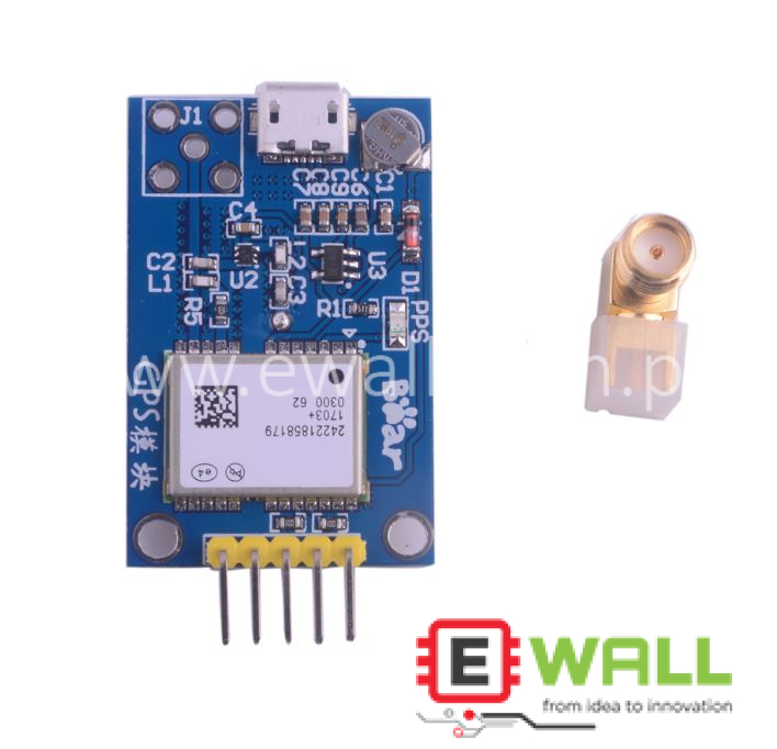 GPS Module NEO-6M For Arduino STM32 51 With Antenna High Precision Fast Satellite Lock Compact Reliable Navigation