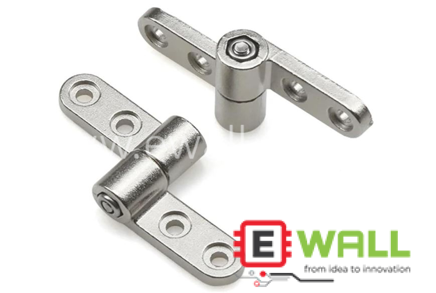 361 Degree Flip Cover, Symmetrical Adjustable Torque Hinge-Large Metal (1 Pair)