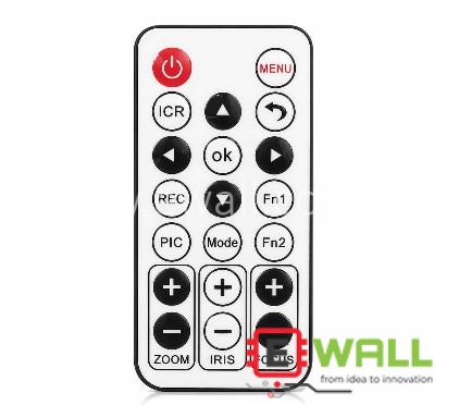 Ultra Smart IR PTZ Camera Remote Controller With Zoom, Focus, Iris Control & Long Range Infrared Precision System