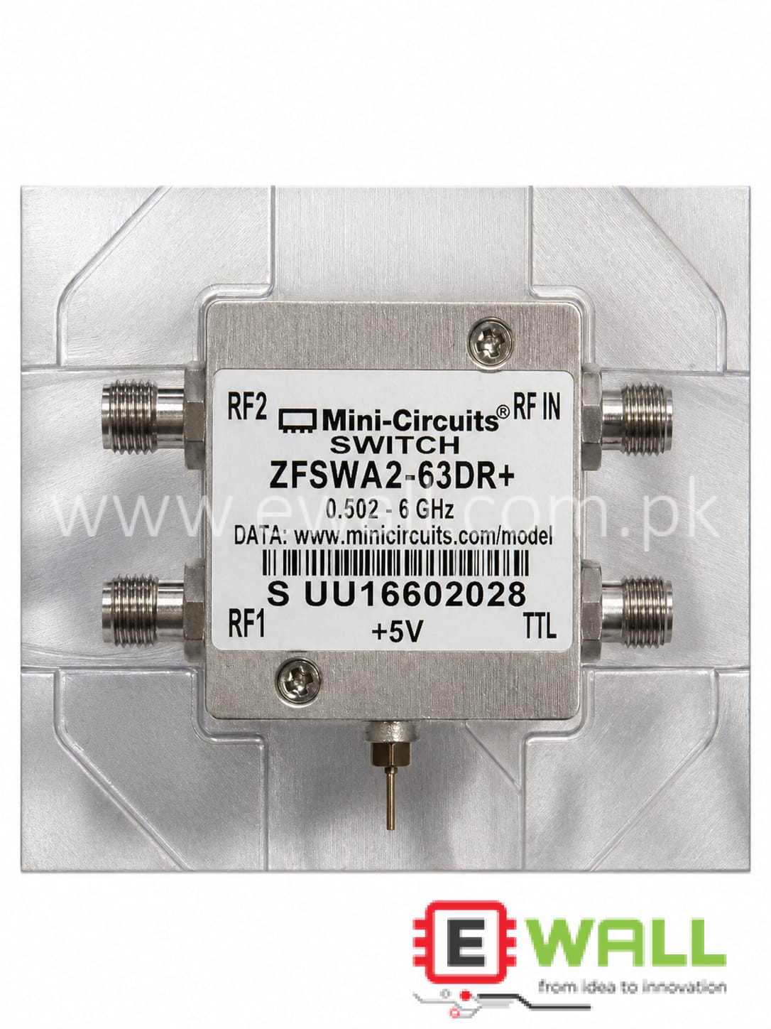 Mini Circuits RF Switch ZFSWA2-63DR+ 500-6000MHz SPDT High Isolation SMA Ports +5V TTL Control Industrial Grade