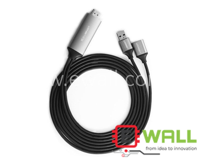 Ugreen 50291 USB to HDMI Digital AV Adapter Full HD Video Output Converter Stable Display Multi Screen Support