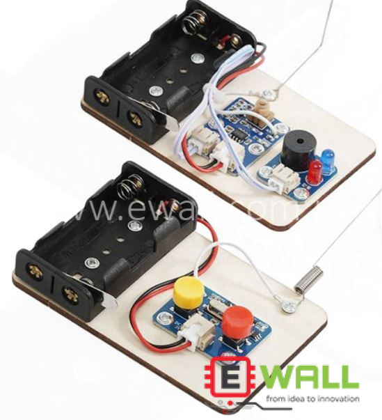 DIY Educational Wireless Telegraph Electronics  Kit _ For Students DIY Learning Project Technology