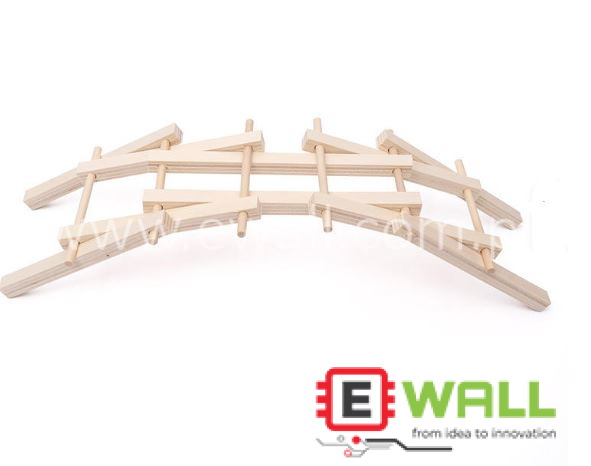 DIY Educational Double Force Bridge Model Kit  _ For Students DIY Learning Project Engineering Science Technology