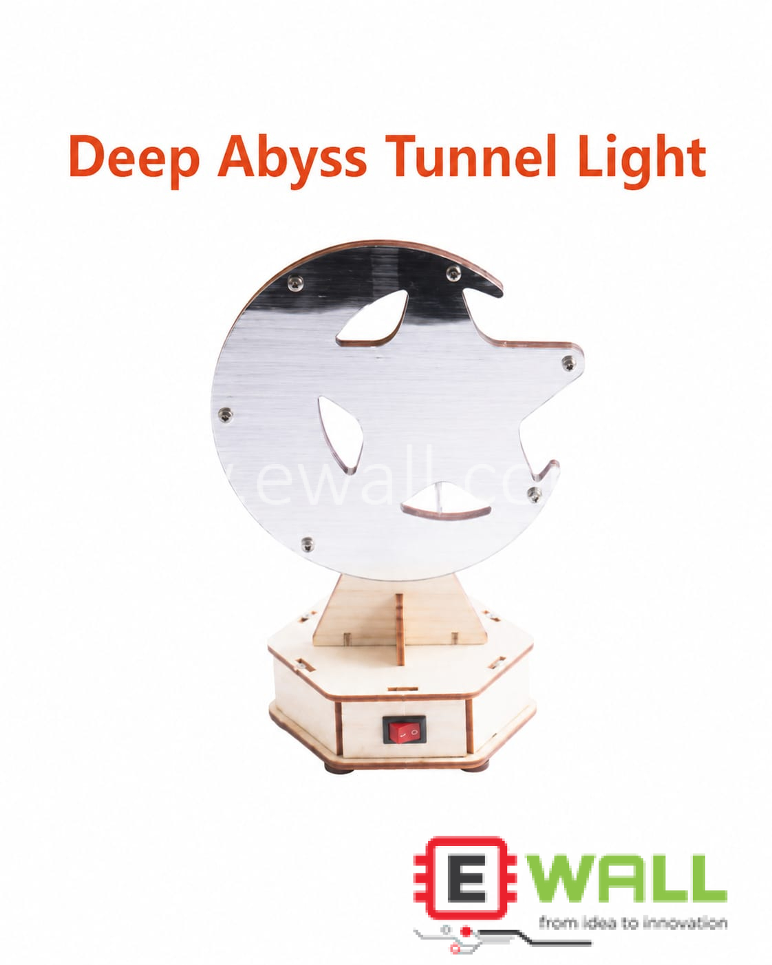 DIY Educational Abyss Tunnel Light LED Infinity Tunnel Electronics Project Kit _Technology For Students Learning