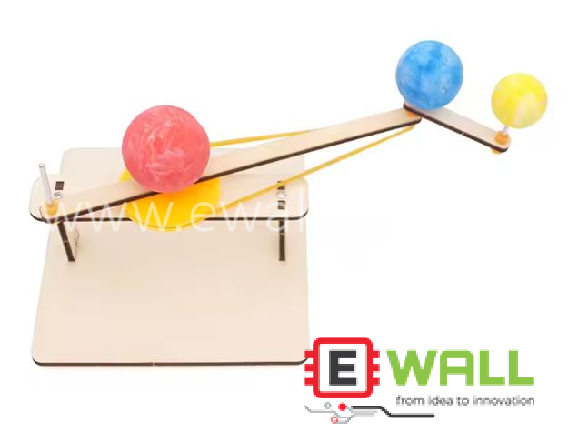 DIY Educational Earth Moon Sun Tri Globe Technology Model Kit _ For STEM Students Learning Science Activities
