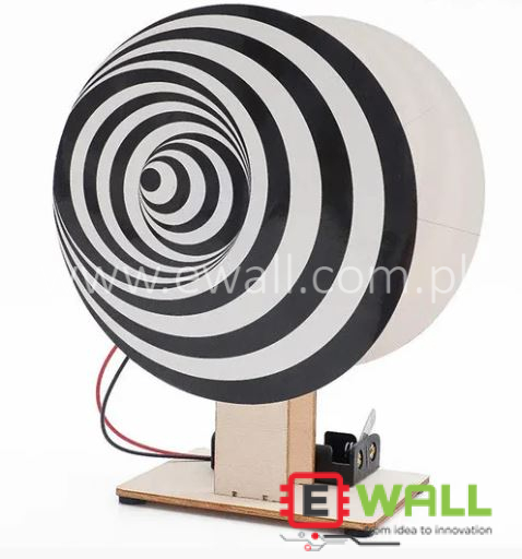 DIY Educational Tech Crafts Duchamp Turntable STEM Science Build Kit _ For Creative Kids Learning Projects and Smart Toys