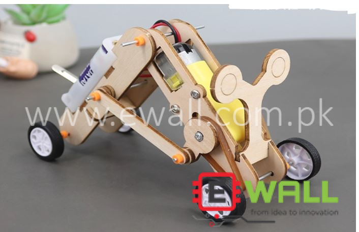 DIY Educational Telescopic Crawler Robot Handmade Kit _  STEM Engineering Building Technology Kit for Creative Kids and Students