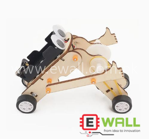 DIY Educational Electric Thumb Robot Wooden Assembly Kit _ STEM Science Educational Puzzle Building Kit _ Creative Kids , Students Learning Toy