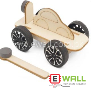 DIY Educational Wooden Magnetic Car Model Kit _ Creative STEM Learning Toy Science simple Assembly Model Kit for Kids and Students
