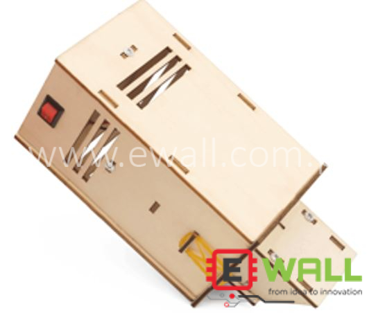 DIY Educational Electric Vacum Cleaner Wooden Model Kit _ STEM Science Assembly Learning Kit for Kids Students Fun