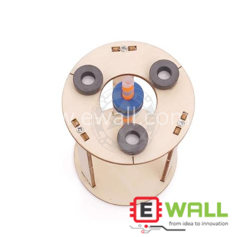 DIY Educational Magnetic Levitation Permanent Pen Wooden Model Kit _ STEM Science Educational Display Model for Kids and Students Learning Fun
