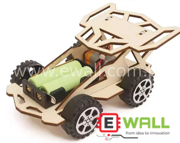 DIY Educational 4WD Racing Car Kit _ for Kids STEM Learning Assembly Toy _ Electric Science Project Set.