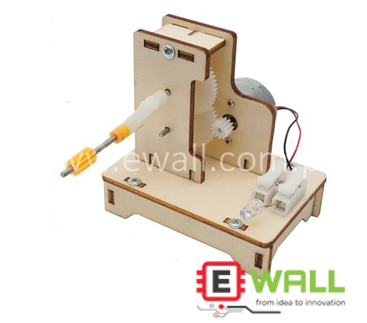 DIY Educational Hand Crank Electricity Generator Science Kit _ STEM Experiment Learning Project Toy Set.