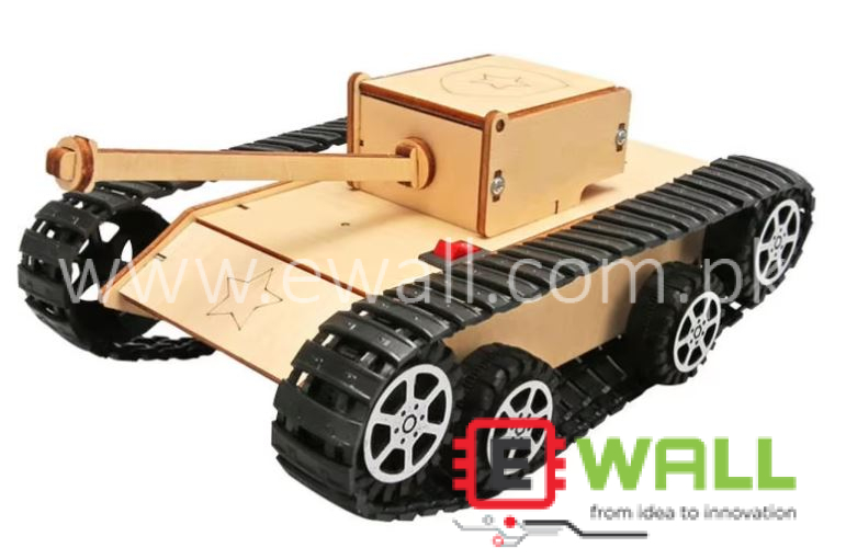 DIY Educational Electric Tank STEM Model Kit _  Build Toy Engineering Science Learning Military Vehicle Kit