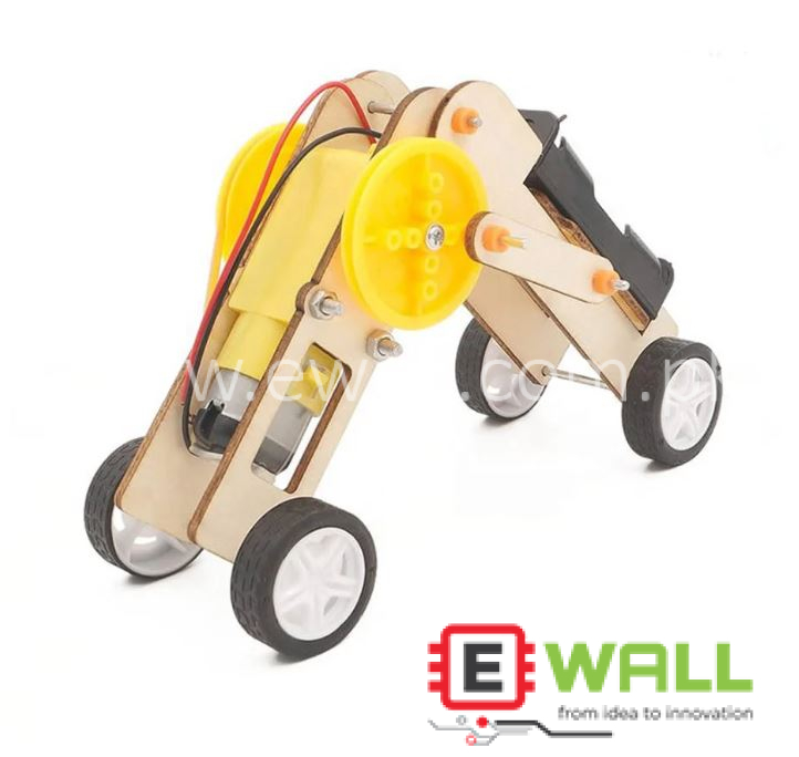 DIY Educational Crawling Worm Electric Robot Science Experiment Kit _ STEM Physics Learning Mechanical Motion Toy