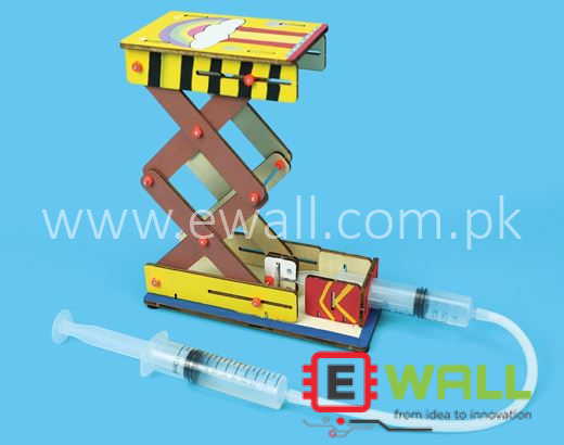 DIY Educational Wooden Hydraulic Lift Science Experiment Kit _ STEM Engineering Learning Toy