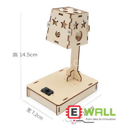 DIY Educational Smart Light-Controlled Desk Lamp STEM Science Electronics Learning Kit for Children and Students