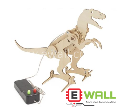 DIY Educational Robot Tyrannosaurus Wooden Model Kit _ STEM Science Learning Model Toy Kit _ for Kids Project Fun