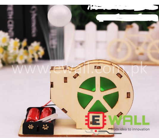 DIY Educational Turbine Suspension Floating Ball Wooden Model Kit _ STEM Science Experiment Toy Kit for Primary Kids