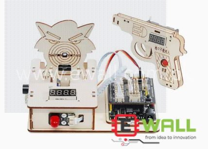 DIY Educational  Laser Target Shooting Arduino Compatible Model Kit _ STEM Programming Learning Kit for Kids and Students
