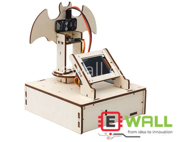 DIY Educational Ultrasonic Radar Wooden Model Kit _ For Arduino UNO Compatible Expension Board _ STEM Science Learning Toy _ For Kids and Students