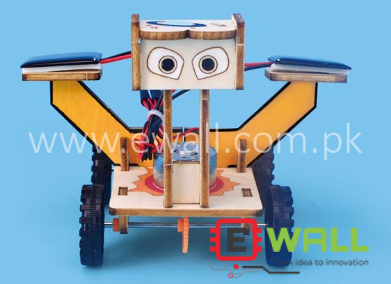 DIY Educational Solar Robot Toy Powered STEM Building Wooden Model Kit _ Set Science Experiment Car Model Kit for Kids and Students