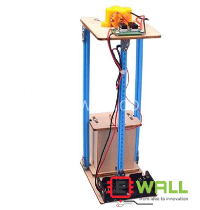 DIY Educational Lift Elevator Wooden Model Kit _ STEM Science Experiment Learning Toy for Kids and Students