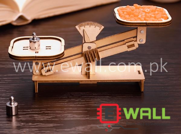 DIY Educational Wooden Balance Scale Kit _ STEM Science Learning Toy for Kids and Students