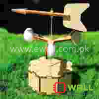 DIY Educational Small Weather Vane Wooden Model Kit _ STEM Science Wind Direction Learning Toy for Kids