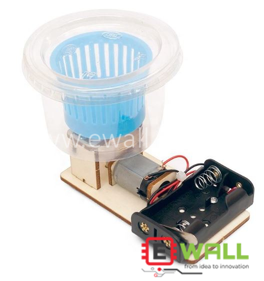 DIY Educational Spin Dryer Wooden Model Kit _ STEM Science Learning Toy for Kids and Students