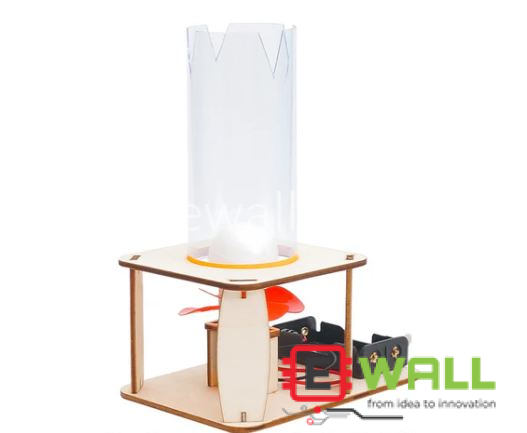 DIY Educational Electric Air Levitation Ball Wooden Model Kit _ STEM Science Bernoulli Principle Learning Toy