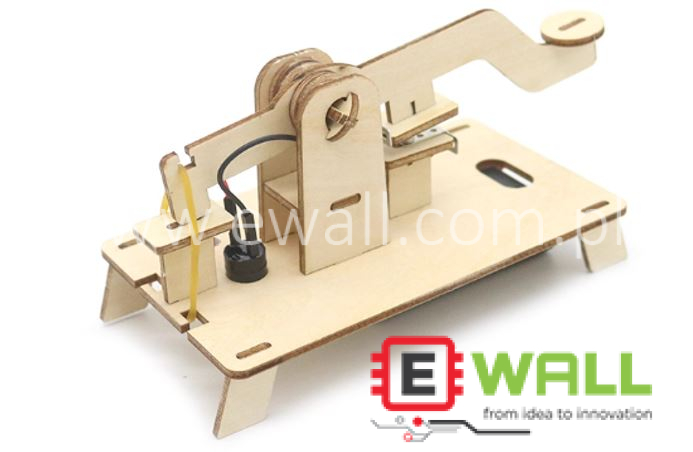 DIY Educational Telegraph Machine Wooden Model Kit _ STEM Science Communication Learning Toy for Kids and Students