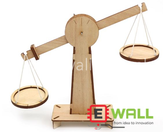 DIY Educational Balance Scale Model Kit STEM Science Measurement Learning Toy for Grade 1 and Grade 2 Students