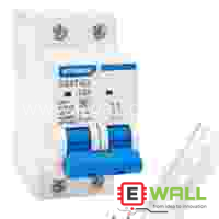 AC 400V 63A DZ47-63 Miniature Circuit Breaker 2P C63 MCB DIN Rail Mount Overload Short Circuit Protection Switch