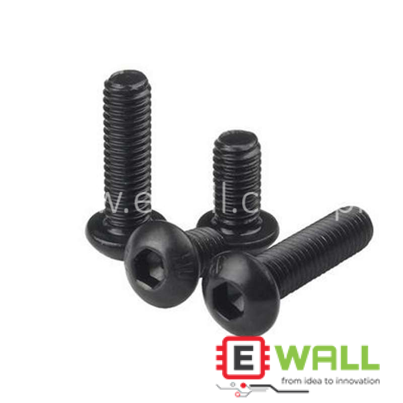 5mm Screws  M3*5mm 10.9 grade round head hexagon socket screws